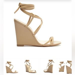 Schutz Deonne leather wedge